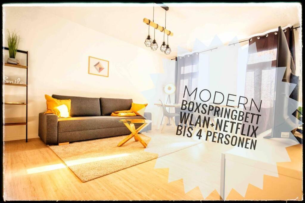 SUPER Lage modern Boxspringbett *Netflix* WLan* Lejlighed Chemnitz Eksteriør billede